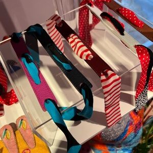 Customized Mersur Twilly Bracelet you choose 3 scarfs and 1 leather band